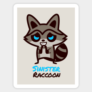 Sinister Raccoon Magnet